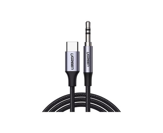 Кабель мультимедийный USB-C to 3.5mm M 1.0m CM450 Ugreen (20192), изображение 2