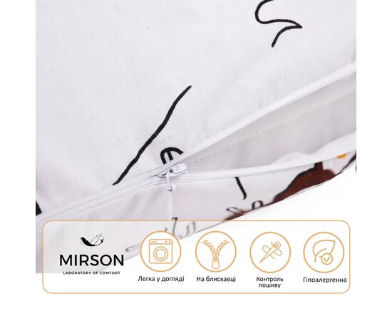 Подушка MirSon Подушка для вагітних та відпочинку Г-подібна 5014 Color Lin (2200010969658), изображение 8