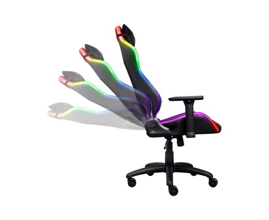 Крісло ігрове Trust GXT 719 Ruya RGB Black (25185), зображення 4