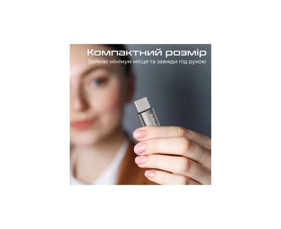 Перехідник Lightning M to USB-C F Promate (link-ci), зображення 5