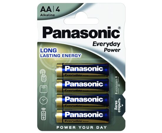 Батарейка Panasonic AA EVERYDAY POWER * 4 (LR6REE/4BP)