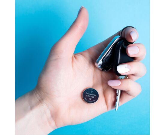 Батарейка Panasonic CR 2032 Lithium * 1 (CR-2032EL/1B), зображення 2