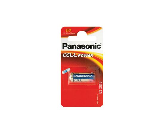 Батарейка Panasonic LR1 * 1 Alkaline (LR1L/1BE)