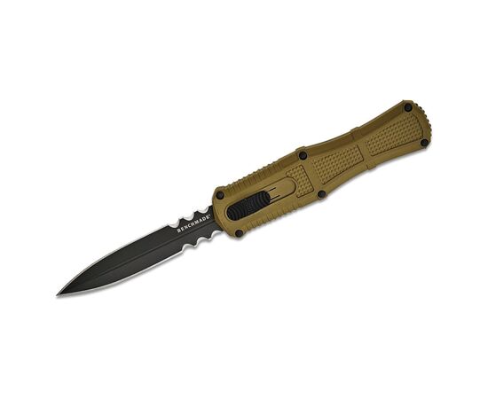 Нож Benchmade Claymore OTF Auto Serrated Green (3370SGY-1), изображение 2