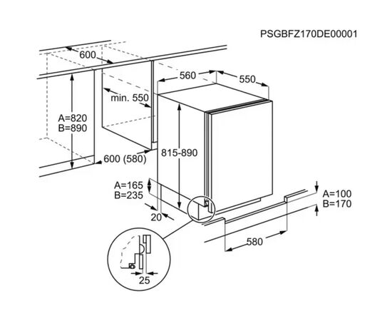 Холодильник Electrolux LXB2AE82S, изображение 3