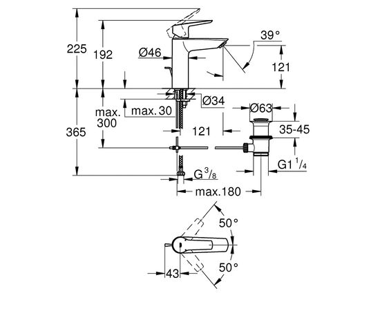 Змішувач Grohe QuickFix 234552432, зображення 4