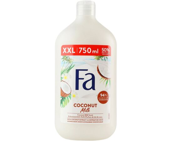 Гель для душа Fa Coconut Milk 750 мл (5201143734639)