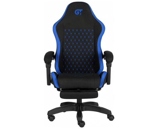 Кресло игровое GT Racer X-2339 Black/Blue (X-2339 Fabric Black/Blue), изображение 4