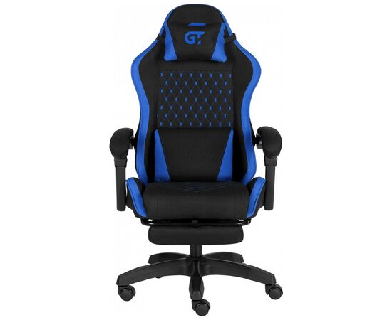 Кресло игровое GT Racer X-2339 Black/Blue (X-2339 Fabric Black/Blue)