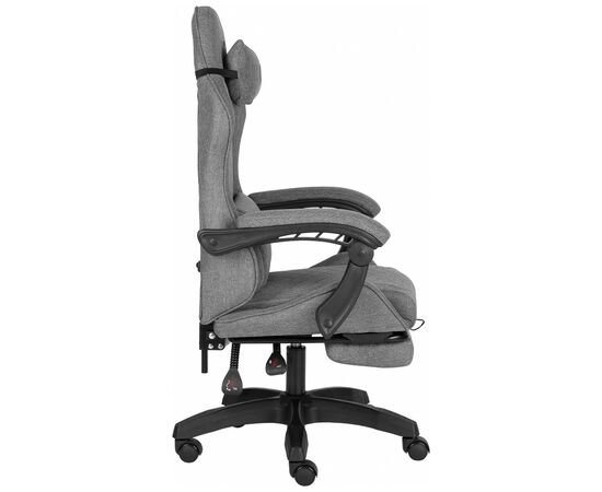 Кресло игровое GT Racer X-2339 Black/Gray (X-2339 Fabric Black/Gray), изображение 3