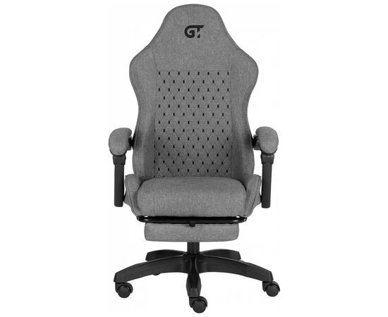 Кресло игровое GT Racer X-2339 Black/Gray (X-2339 Fabric Black/Gray), изображение 4