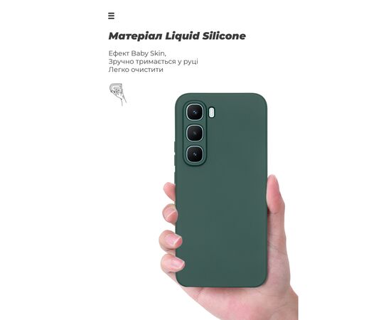 Чохол до мобільного телефона Armorstandart ICON Infinix Hot 60 Pro 4G Camera cover Dark Green (ARM88674), зображення 7