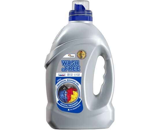 Гель для прання Wash&Free Універсальний 2 кг (4823128001638)