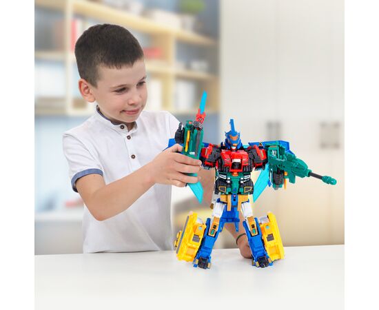 Трансформер Dinoster Метатрон (5 роботів, аксесуари) (EU580101), зображення 3