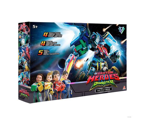 Трансформер Dinoster Метатрон (5 роботів, аксесуари) (EU580101), зображення 5