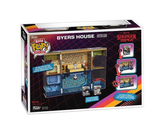 Ігровий набір Funko Pop Bitty Pop Boxes Stranger Things Будинок Баєрса (85534), зображення 4