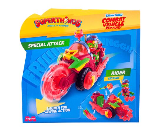 Игровой набор SuperThings серии Combat Vehicles - Кид Фьюри (PSTSP116IN210), изображение 6