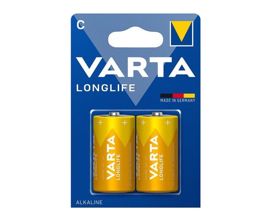 Батарейка Varta C (LR14) Longlife Extra * 2 (4114101412)