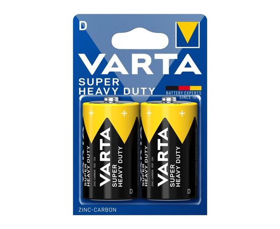 Батарейка Varta D Super Heavy Duty угольно-цинковая * 2 (02020101412)