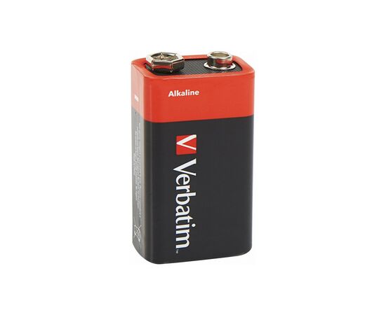 Батарейка Verbatim Крона Alcaline 9V * 1 (49924), изображение 2