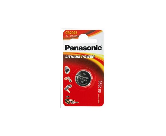 Батарейка Panasonic CR 2025 Lithium * 1 (CR-2025EL/1B)