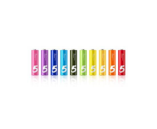 Батарейка ZMI RAINBOW ALKALINE * 10 (AA501), изображение 2