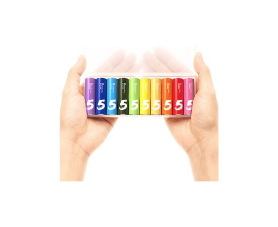 Батарейка ZMI RAINBOW ALKALINE * 10 (AA501), изображение 3