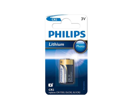Батарейка Philips CR2 Lithium Photo 3V (CR2/01B)