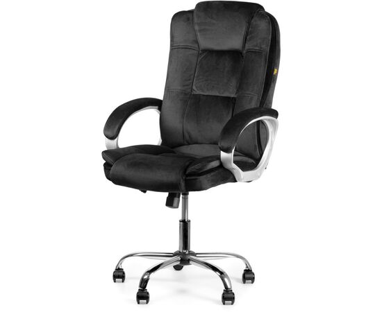 Офісне крісло Barsky Soft Microfiber Black (Soft-04), зображення 6