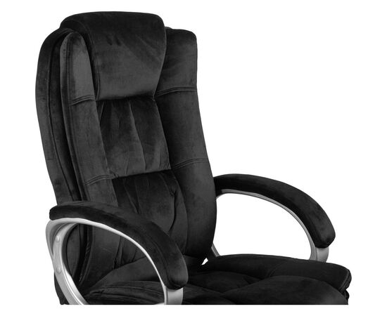 Офісне крісло Barsky Soft Microfiber Black (Soft-04), зображення 9