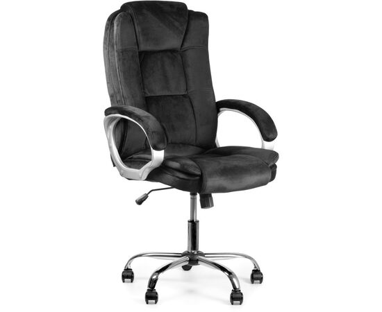 Офісне крісло Barsky Soft Microfiber Black (Soft-04)