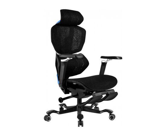 Кресло игровое GT Racer X-7001 Black/Blue, изображение 2