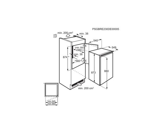 Холодильник Electrolux LFB2AE88S1, изображение 4