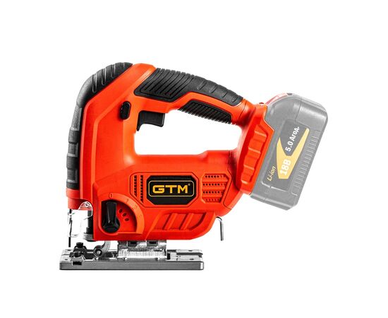Електролобзик GTM JS18/65 18V, 4Ah, 0-2500ход/хв, Quick Fix (JS18/65_KIT), зображення 3