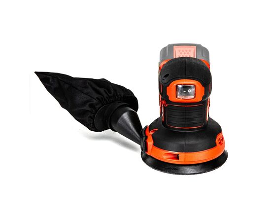 Шлифовальная машина GTM OSC18/125BL, 18МV, 125мм, 6000-12000об/мин (без АКБ и ЗУ) (OSC18/125BL_BARE TOOL), изображение 3