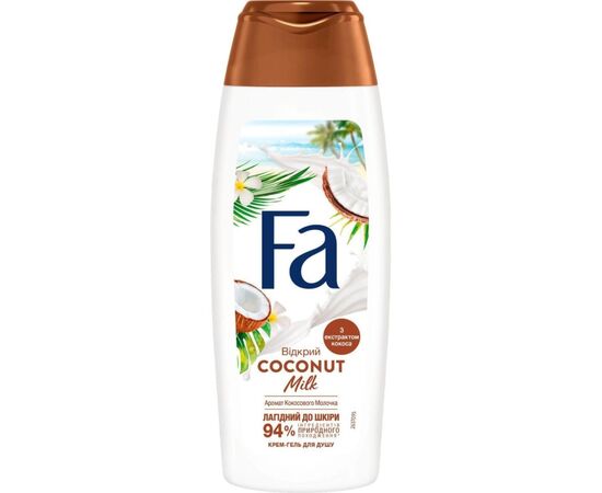 Гель для душа Fa Coconut Milk 250 мл (5410091767204)