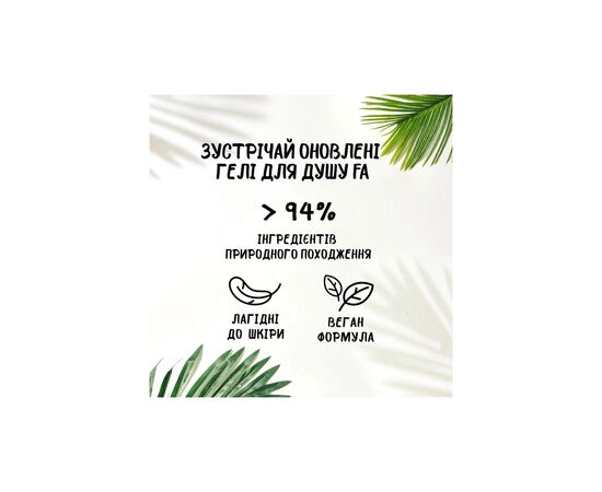 Гель для душа Fa Yoghurt Blueberry 250 мл (9000101297003), изображение 2