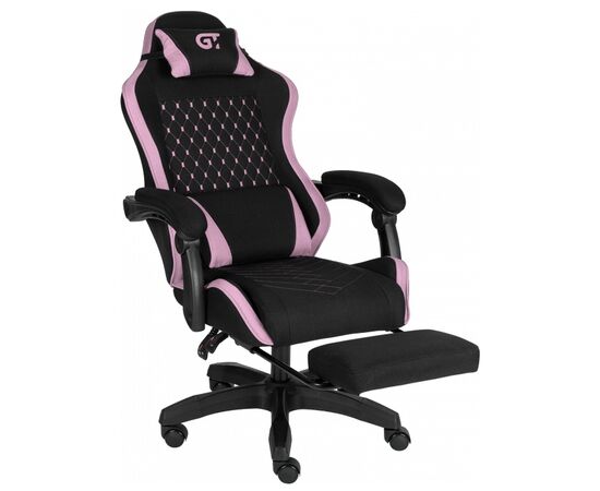Крісло ігрове GT Racer X-2339 Black/Pink (X-2339 Fabric Black/Pink), зображення 5