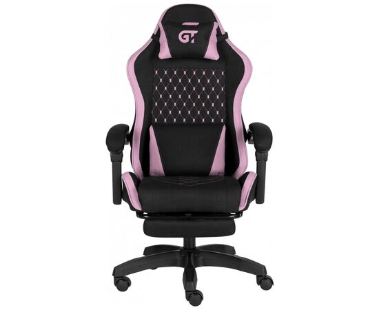Крісло ігрове GT Racer X-2339 Black/Pink (X-2339 Fabric Black/Pink)