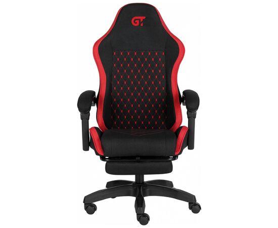 Крісло ігрове GT Racer X-2339 Black/Red (X-2339 Fabric Black/Red), зображення 4
