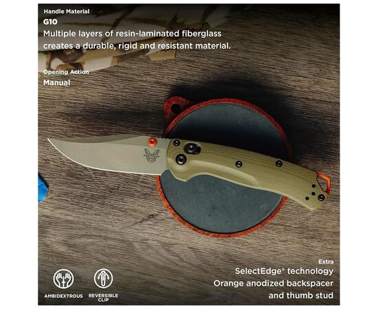 Нож Benchmade Mini Taggedout (15534), изображение 11