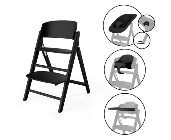 Стілець для годування Cybex Click&Fold 4в1 Stunning Black (524000845)