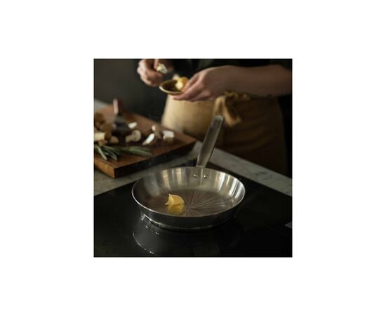 Сковорода Fiskars All Steel Pure матова 24 см (1065627), зображення 9
