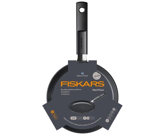 Сковорода Fiskars для млинців Hard Face 22 см (1075522), зображення 4