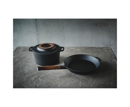 Сковорода Fiskars Norden чавунна 24 см (1026568), изображение 4