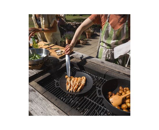 Сковорода Fiskars Norden садж чавунна для гриля 30 см (1066432), зображення 7