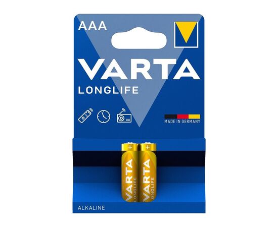 Батарейка Varta AAA Varta Longlife LR03 * 2 (04103101412)