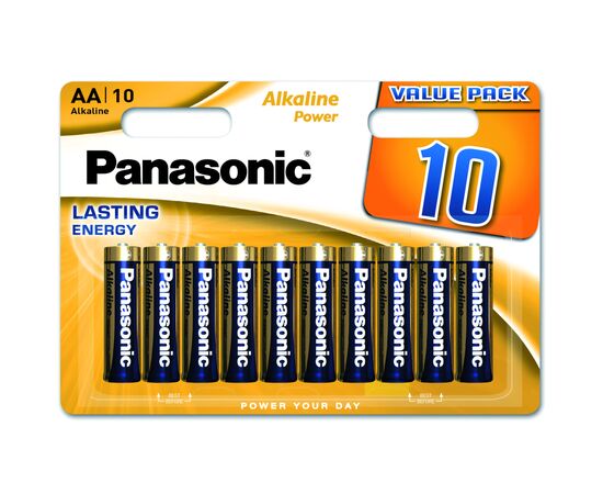 Батарейка Panasonic LR06 Alkaline Power * 10 (LR6REB/10BW)