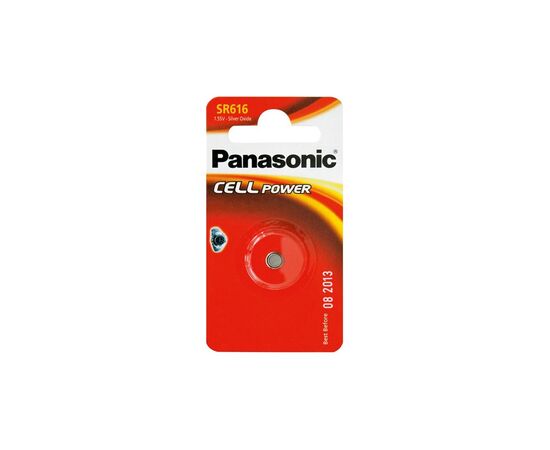 Батарейка Panasonic SR616 * 1 Silver Oxide (SR-616EL/1B)