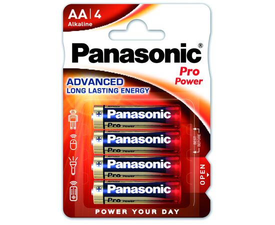 Батарейка Panasonic AA PRO POWER * 4 (LR6XEG/4BP)
